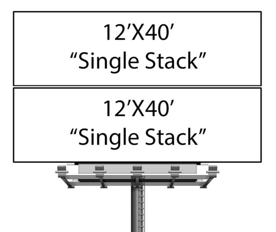 single stacks billboard